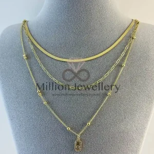 3lu Kolye MJ-A00105